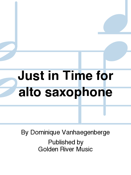 Just in Time for alto saxophone