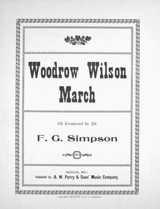Woodrow Wilson March