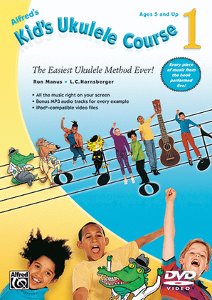 Book cover for Alfred's Kid's Ukulele Course 1