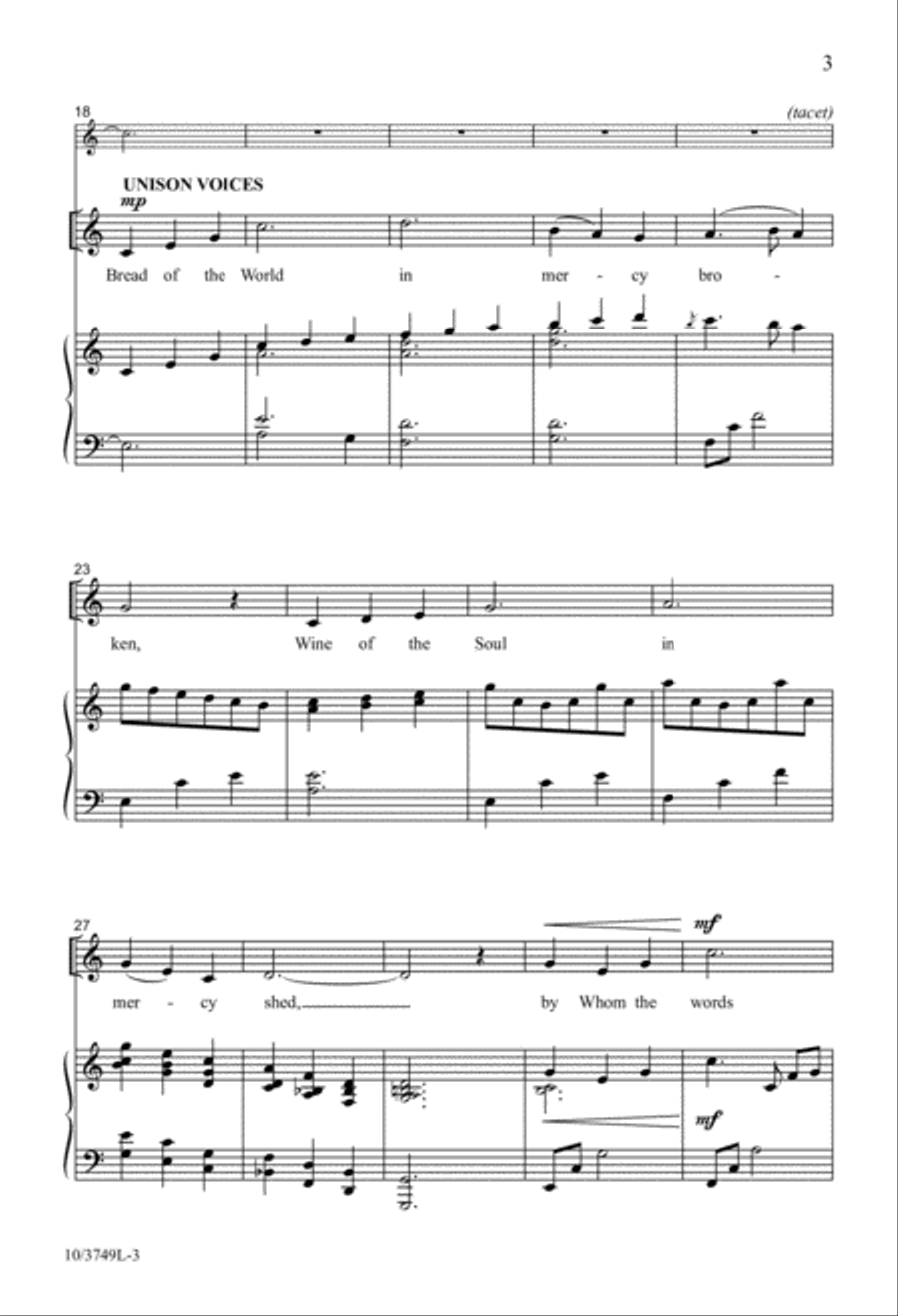 Celtic Communion 4-Part scores gallery preview page 3