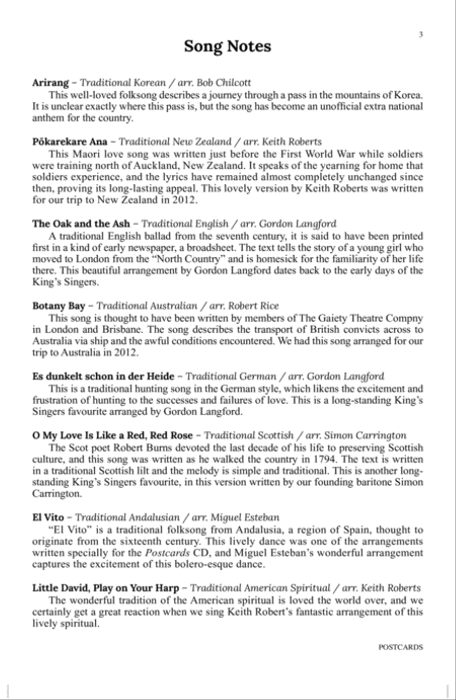 O My Love Is Like A Red, Red Rose 4-Part scores gallery preview page 3