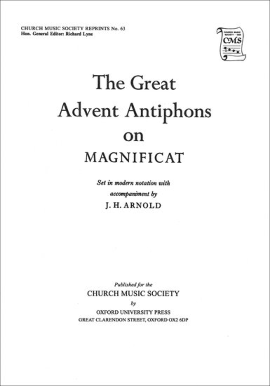 Great Advent Antiphons On Magnificat