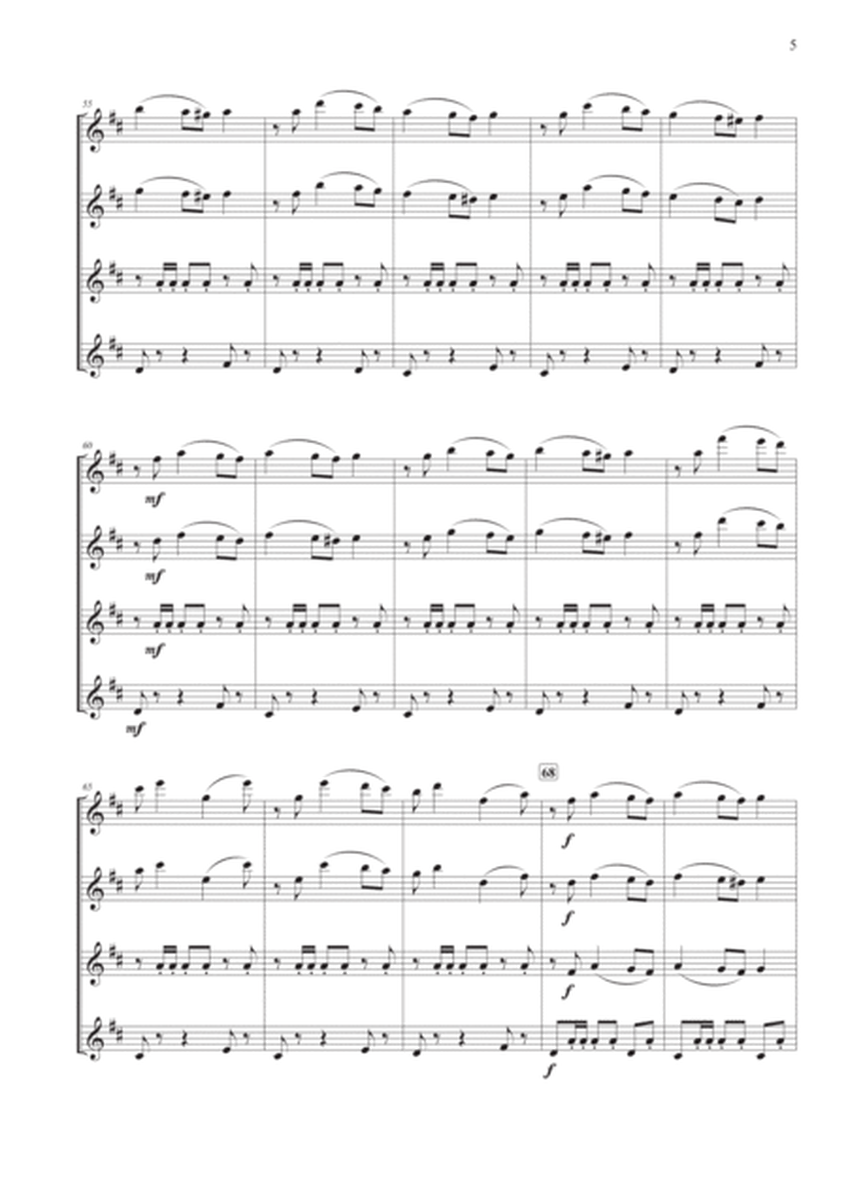 Swan Lake Suite for Flute Quartet - Part 2 image number null