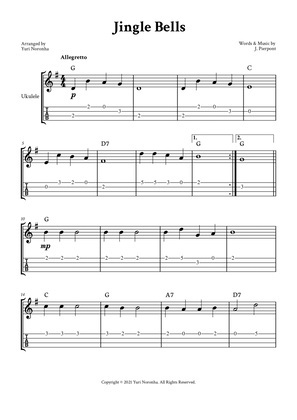 Jingle Bells - Ukulele (G Major with TABs)