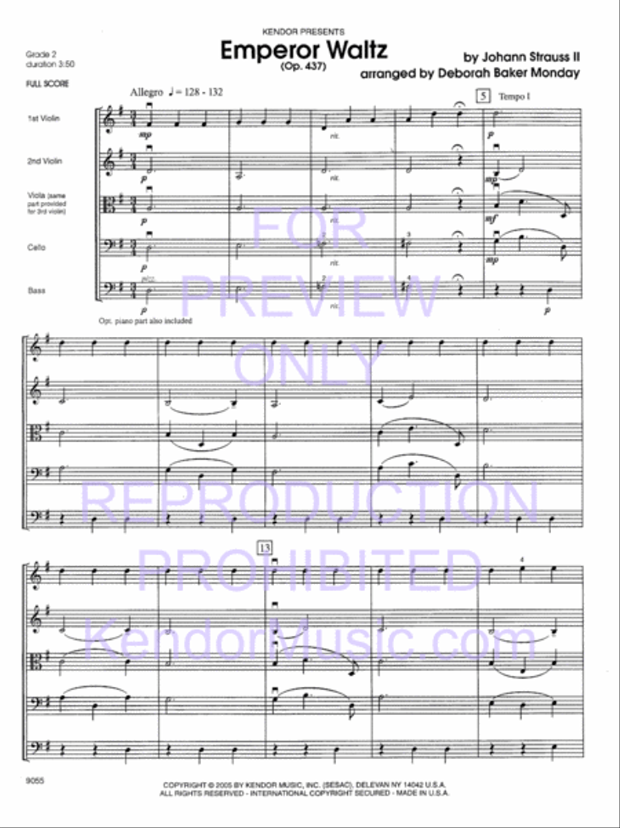 Emperor Waltz (Op. 437)