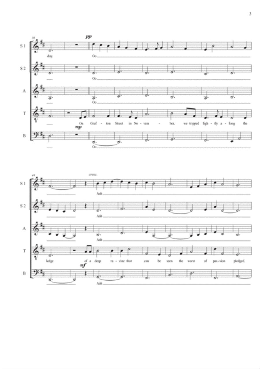 Raglan Road 4-Part scores gallery preview page 3