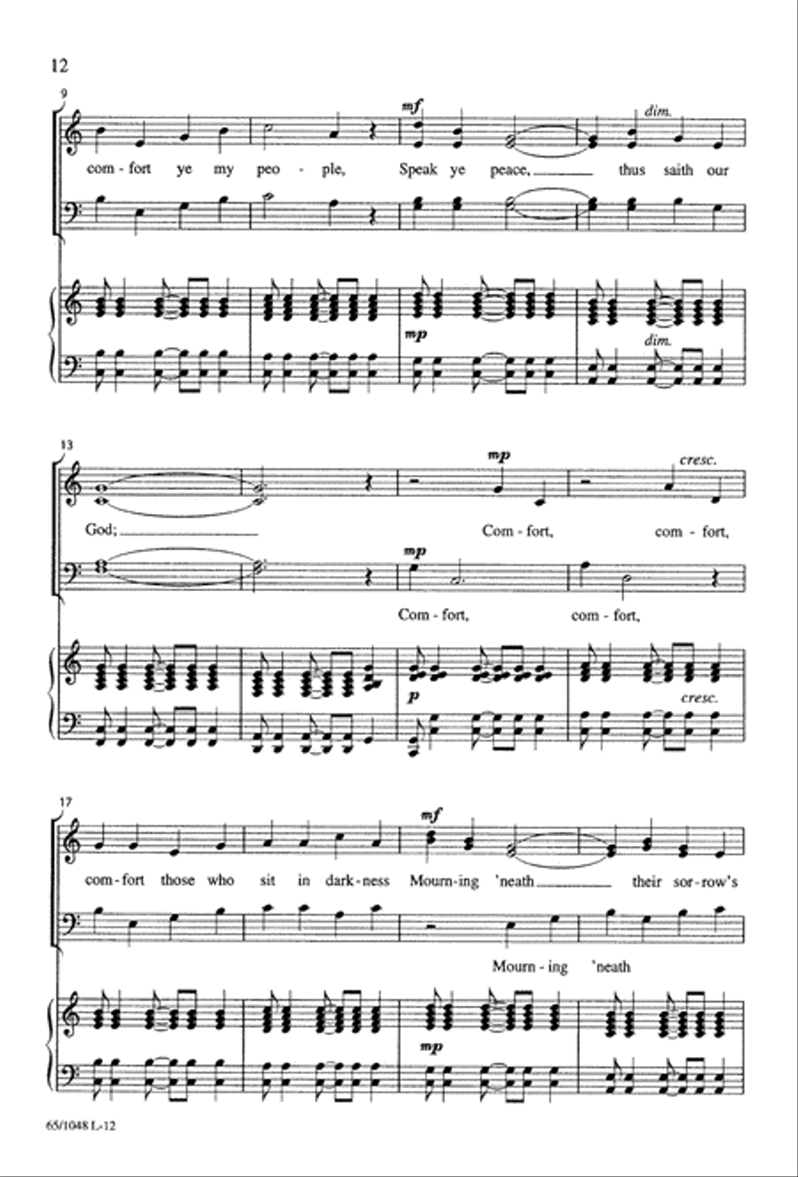 The Light of the World 4-Part scores gallery preview page 14