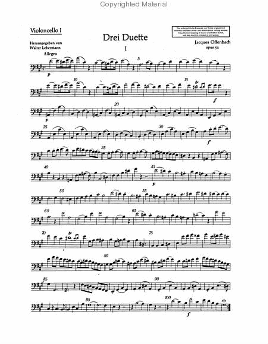 3 Duets Op. 51 String Duet scores gallery preview page 2