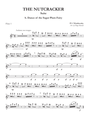 "Dance of the Sugar Plum Fairy" from Nutcracker Suite for Flute Quartet
