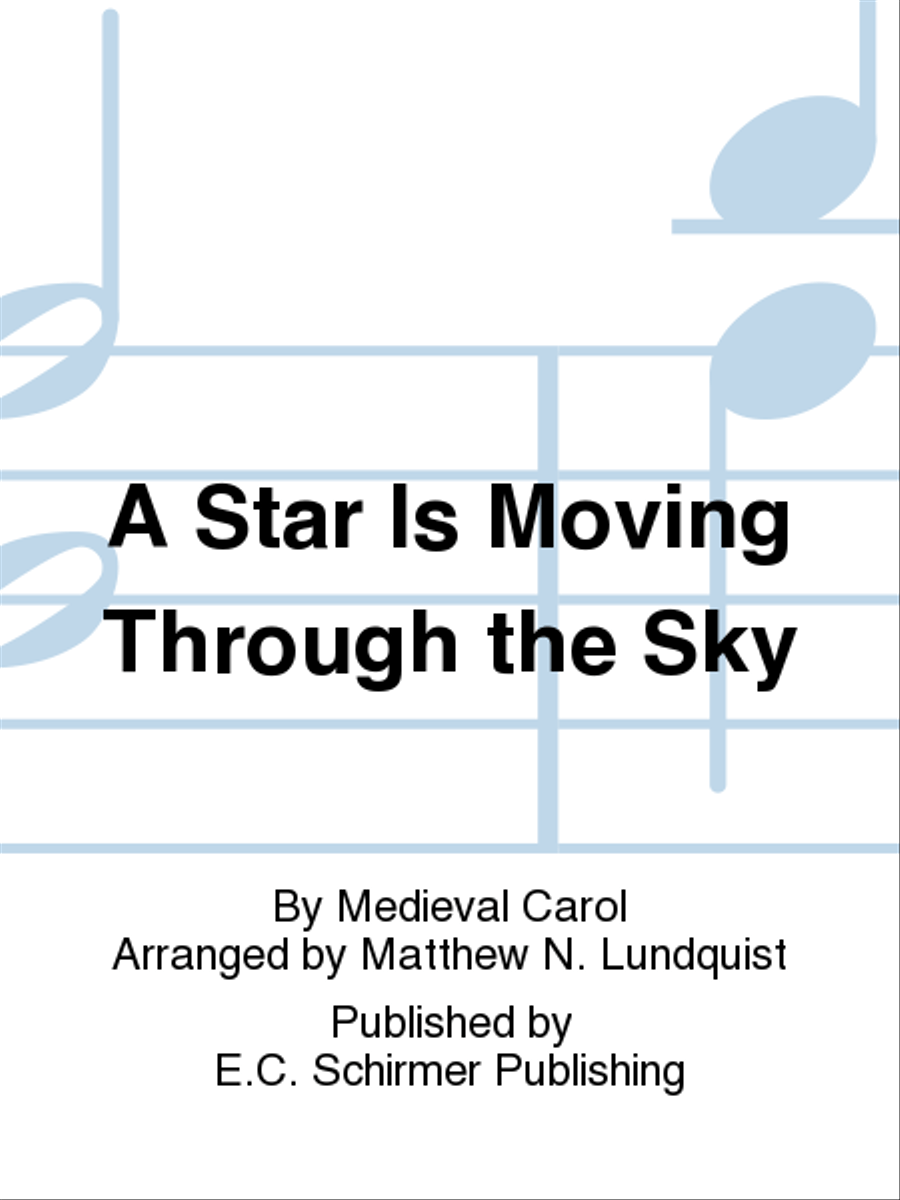 A Star Is Moving Through the Sky 4-Part scores gallery preview page 1