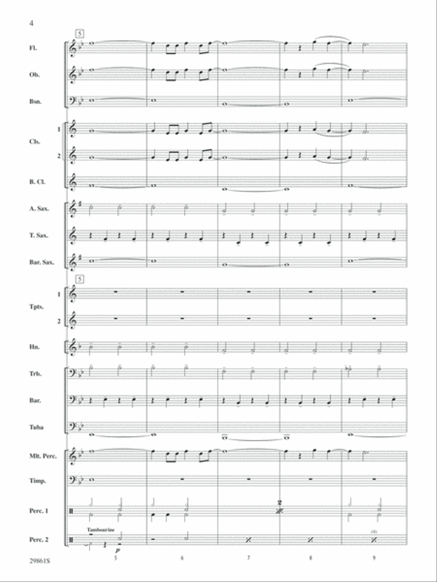 Sorry: Score Concert Band scores gallery preview page 4
