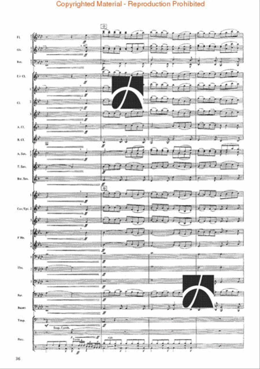 La Storia Concert Band scores gallery preview page 32