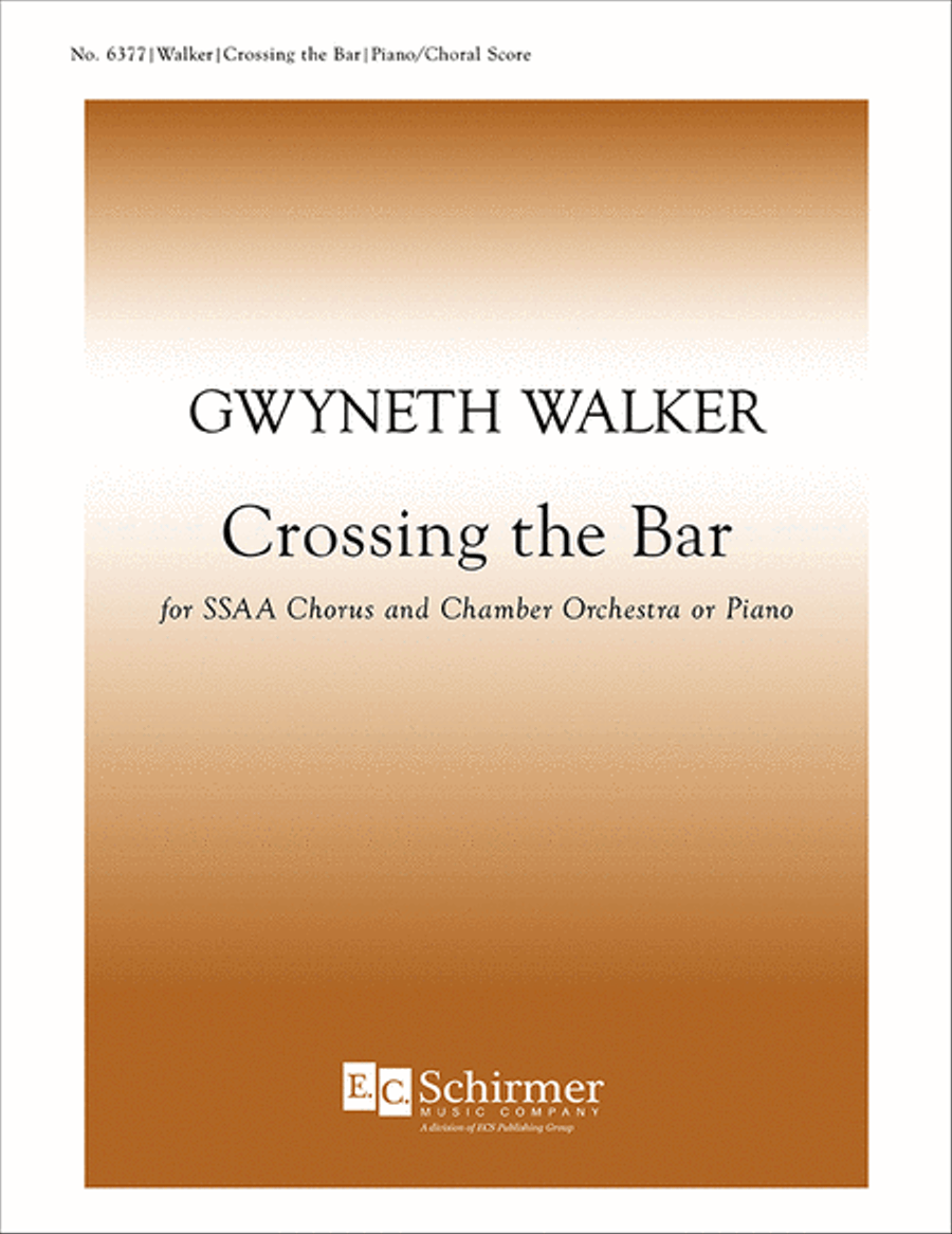 Crossing the Bar from Love Was My Lord and King! (SSAA) SSAA scores gallery preview page 1
