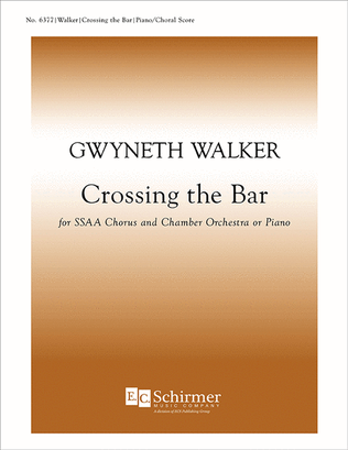 Book cover for Crossing the Bar from Love Was My Lord and King! (SSAA Choral Score)