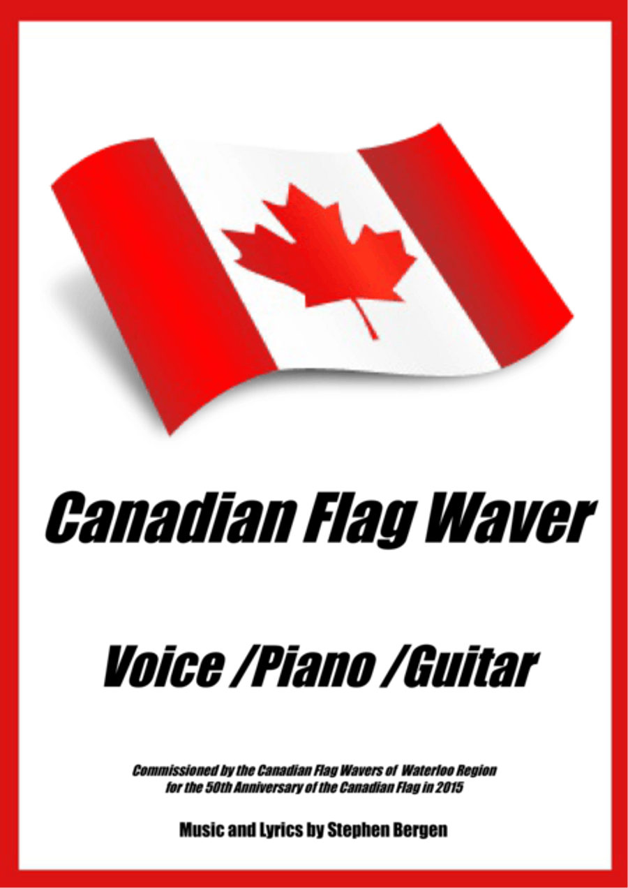 Canadian Flag Waver Canadian Flag Waver Voice scores gallery preview page 1