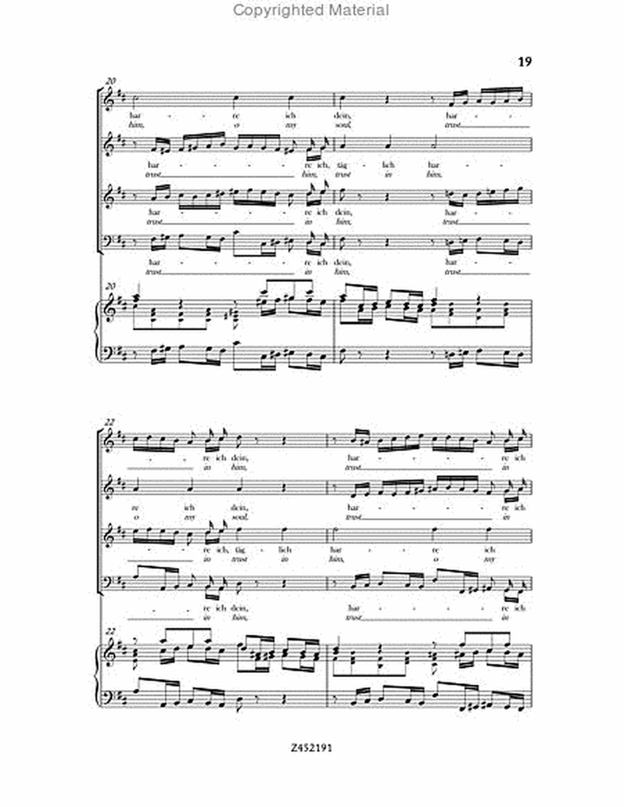 Nach dir, Herr, Verlanget Mich, BWV 150