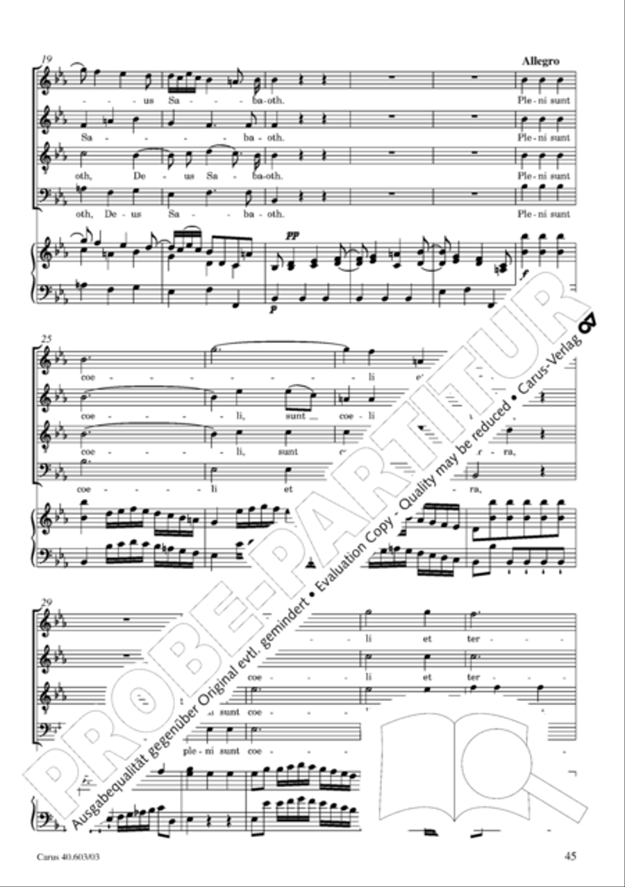 Grosse Orgelsolomesse in Es 4-Part scores gallery preview page 46