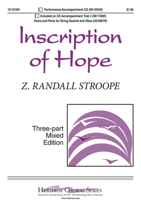 Book cover for Inscription of Hope