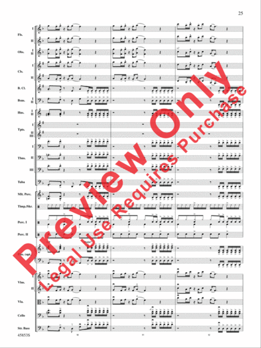 The Best of Bruno Mars Full Orchestra scores gallery preview page 25