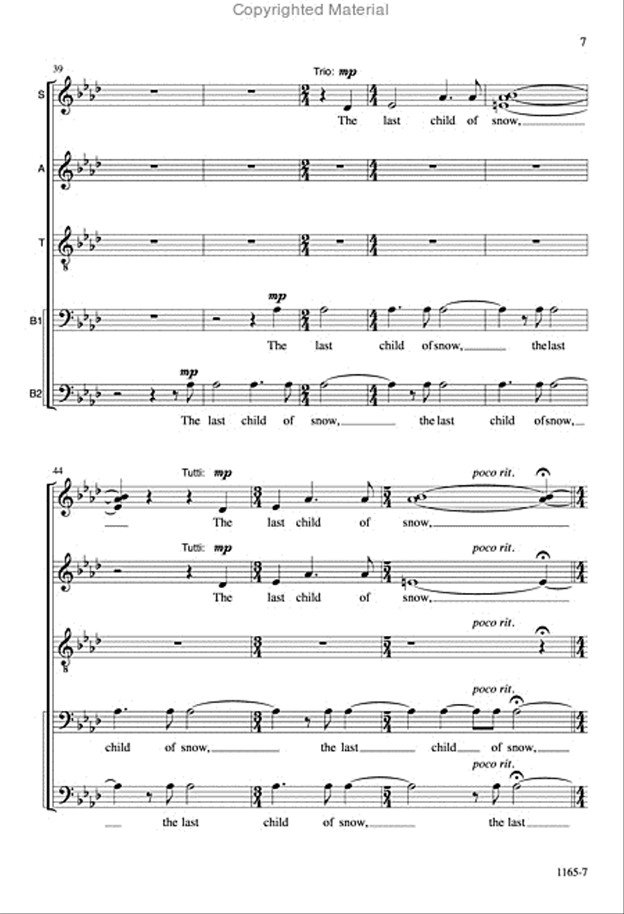 Summer - SATB divisi Octavo Divisi scores gallery preview page 6