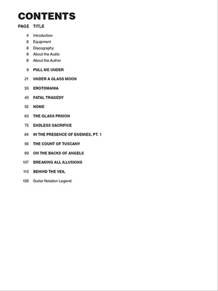 Dream Theater – Signature Licks Electric Guitar scores gallery preview page 2