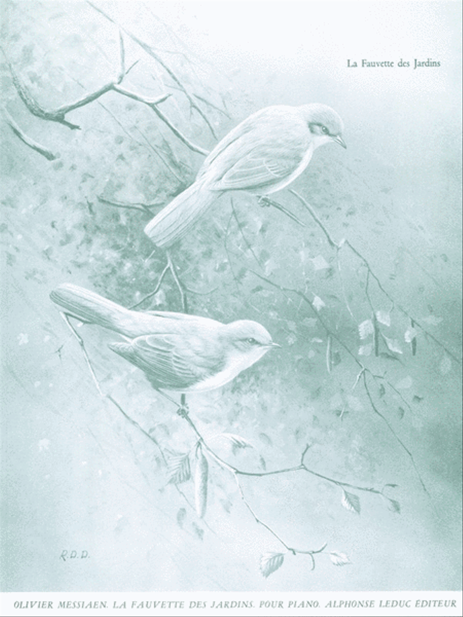 La Fauvette des Jardins Piano Solo scores gallery preview page 1