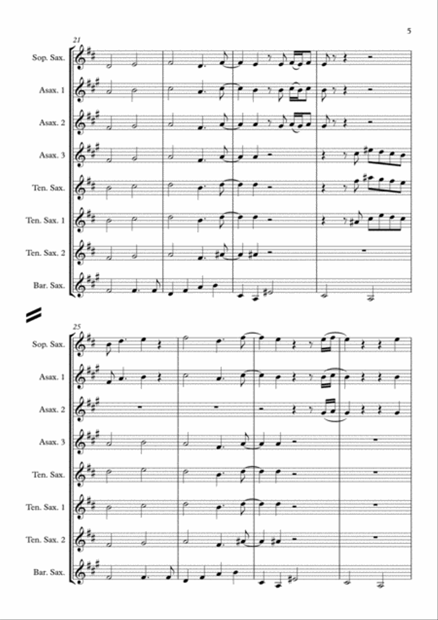 It's A Beautiful Day Woodwind Quintet scores gallery preview page 5