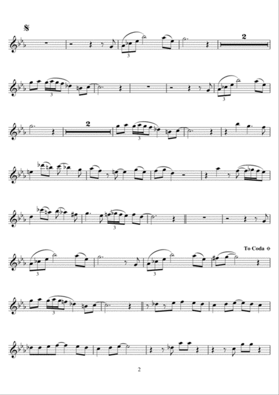 A Night In Tunisia A Night In Tunisia Flute Solo scores gallery preview page 2