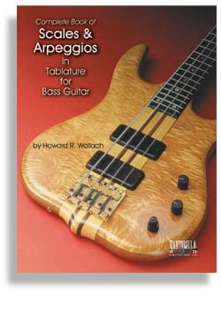 Scales and Arpeggios in Tab for Bass