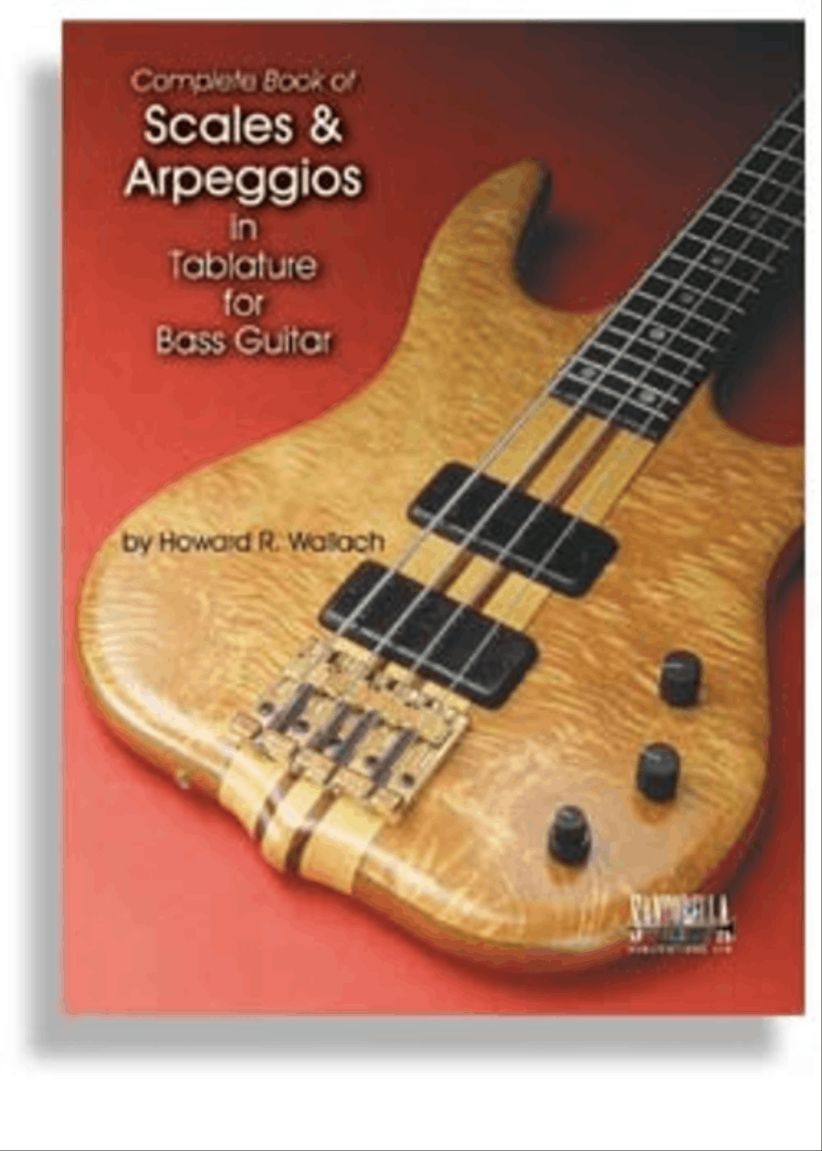 Scales and Arpeggios in Tab for Bass Bass Guitar Tablature scores gallery preview page 1