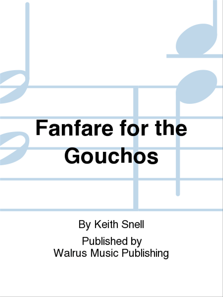 Fanfare for the Gouchos Trumpet scores gallery preview page 1