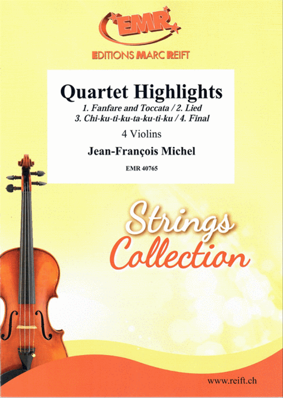 Quartet Highlights Violin scores gallery preview page 1
