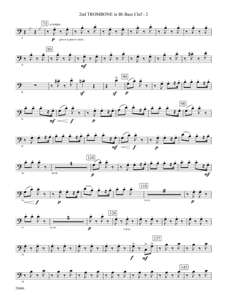 Polka from The Bartered Bride: (wp) 2nd B-flat Trombone B.C.