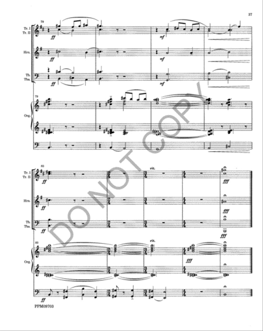 Triptych Choir scores gallery preview page 40