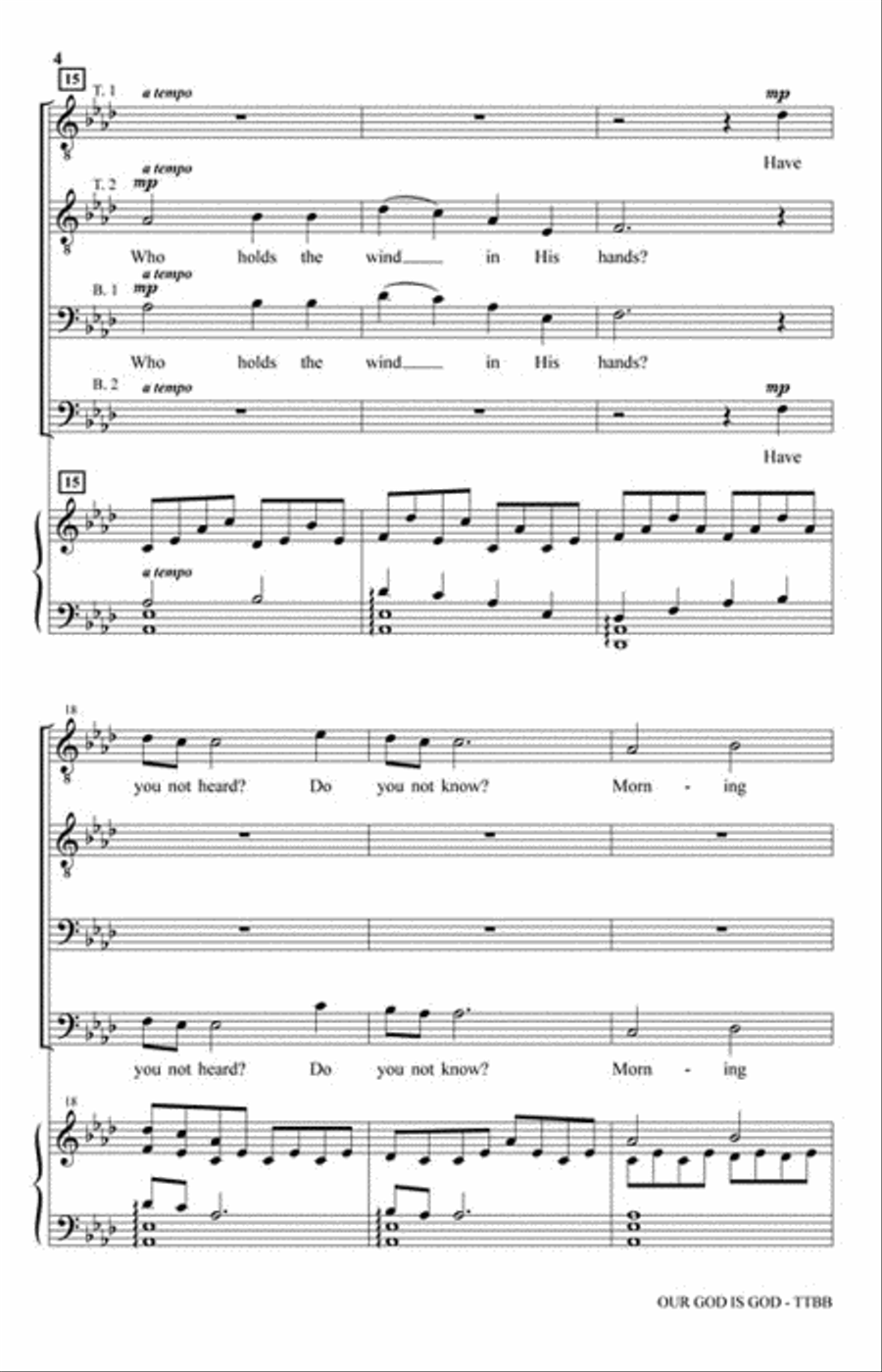 Our God Is God TTBB scores gallery preview page 3