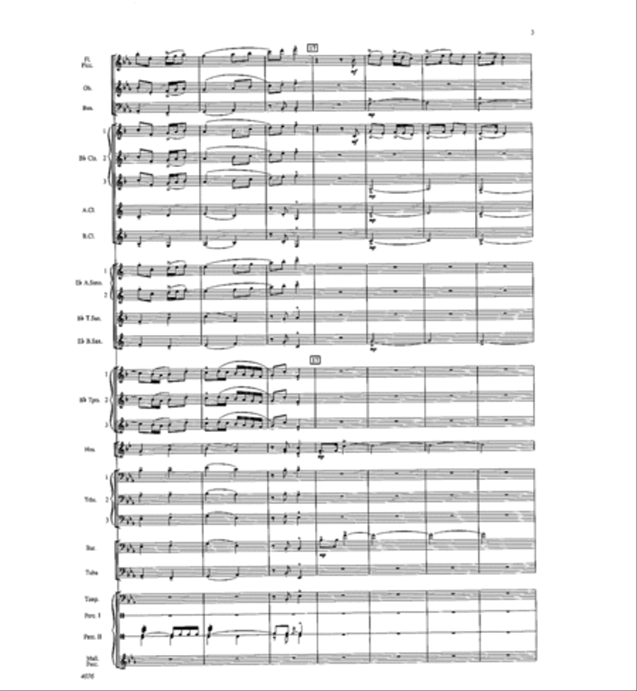 West Highlands Sojourn West Highlands Sojourn Concert Band scores gallery preview page 4
