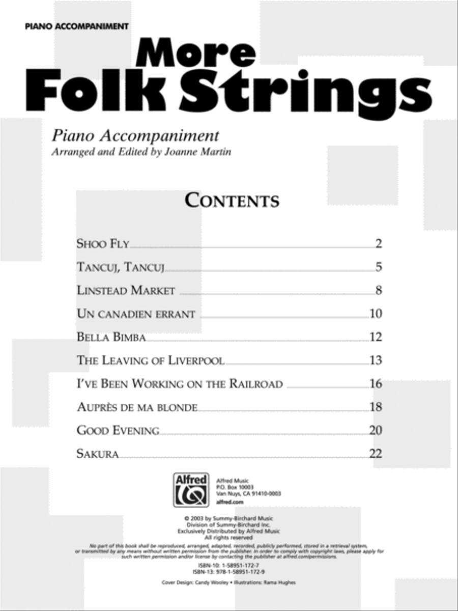 More Folk Strings Piano scores gallery preview page 2