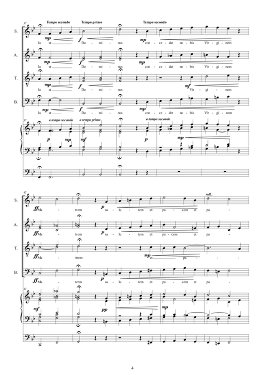 O Christi fideles - Motet for SATB choir and organ image number null