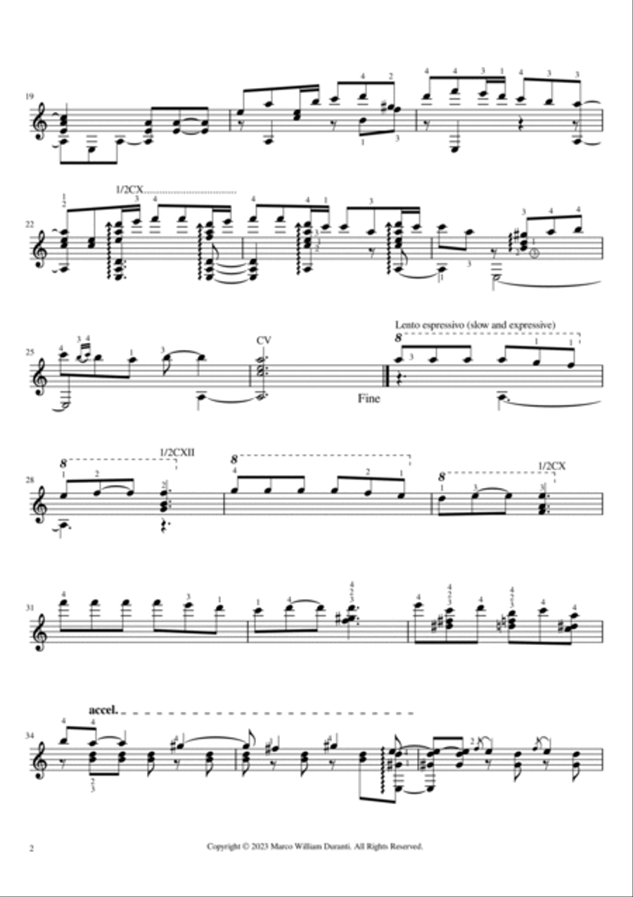 Vals I Vals I Acoustic Guitar scores gallery preview page 2