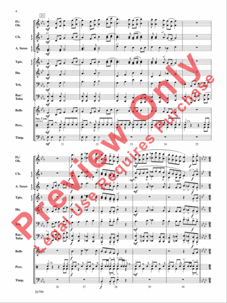 New Life Celebration New Life Celebration Concert Band scores gallery preview page 5