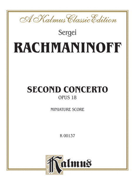 Piano Concerto No. 2, Op. 18