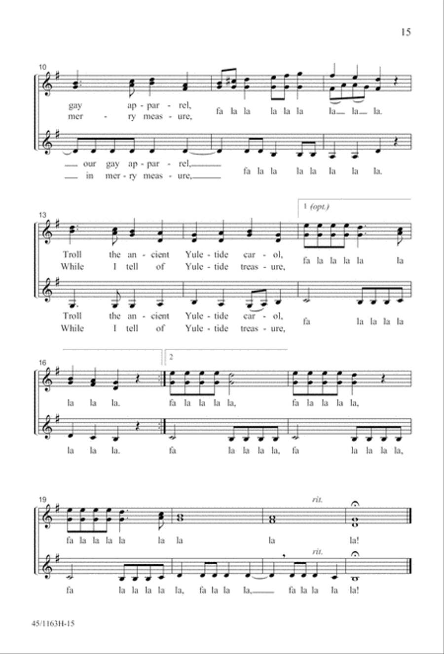 A-Caroling We Go! A-Caroling We Go! SSA scores gallery preview page 15