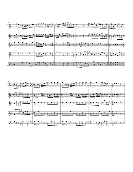 Concerto, Op.5, no.7 (arrangement for 5 recorders)