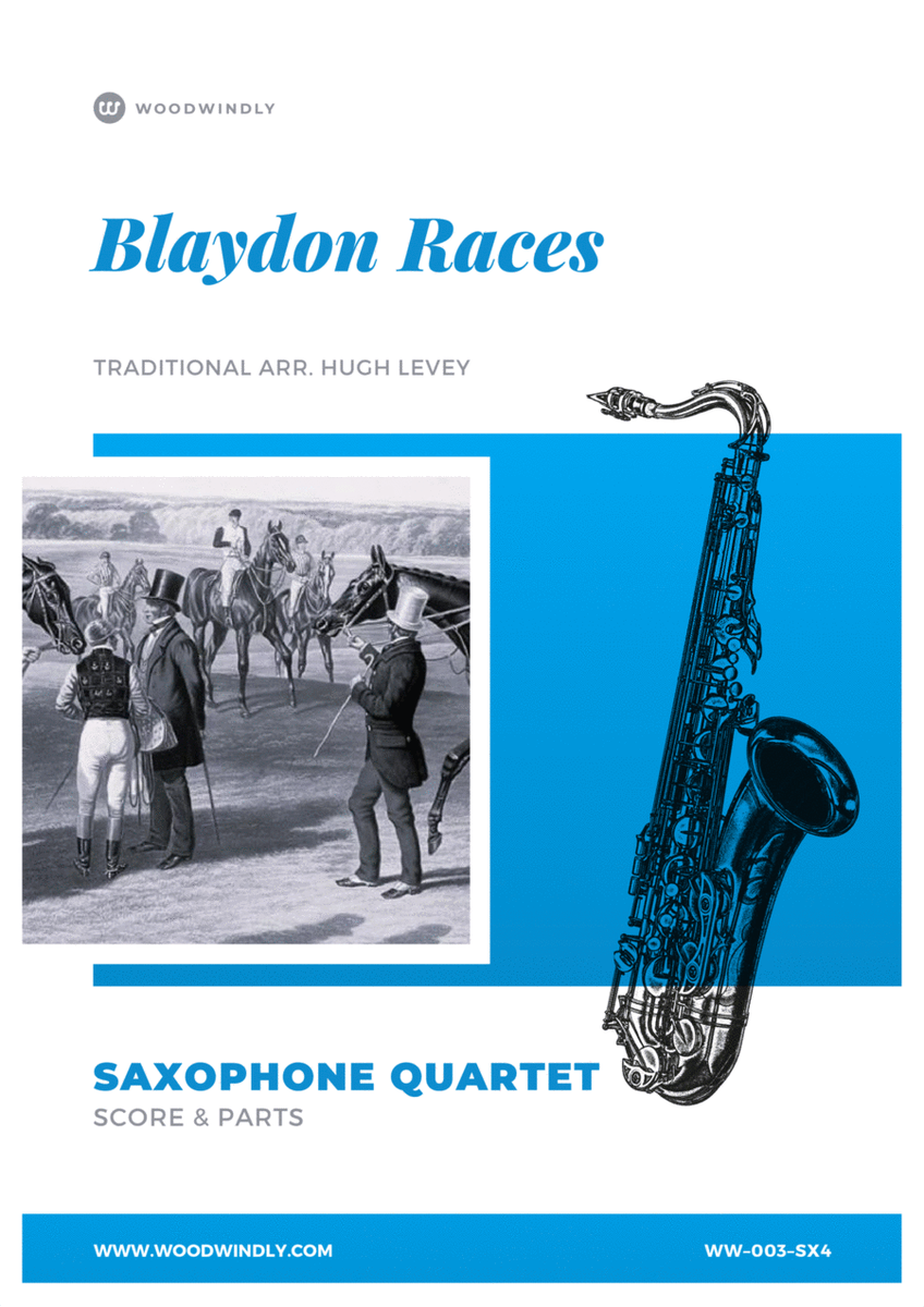Blaydon Races for Saxophone Quartet image number null