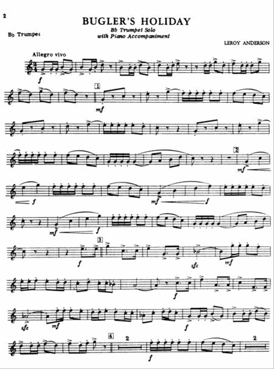 Bugler's Holiday Small Ensemble scores gallery preview page 2