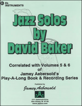 Jazz Solos - Eb Edition
