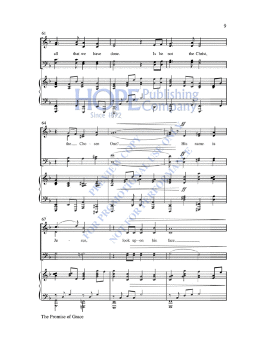 The Promise of Grace Choir scores gallery preview page 10