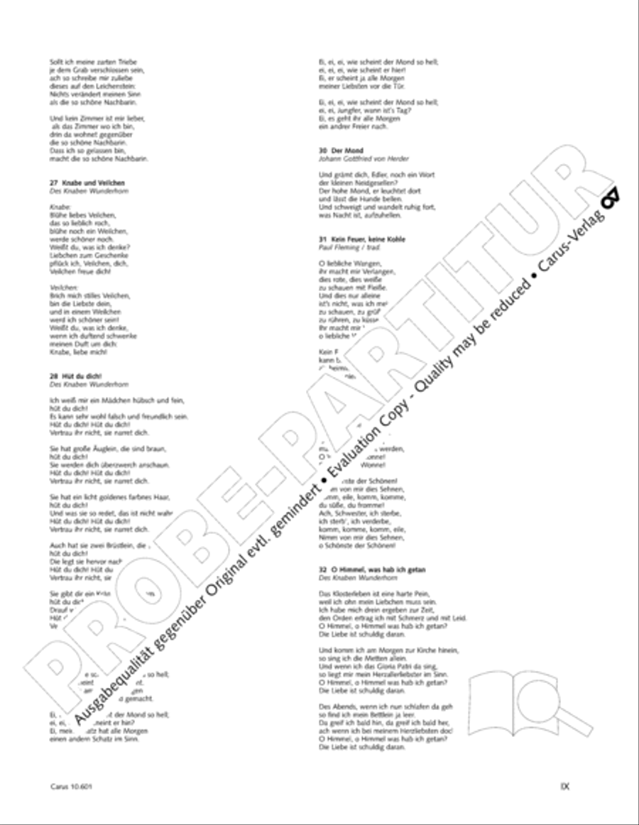 Sonne, Mond und Sterne 4-Part scores gallery preview page 10
