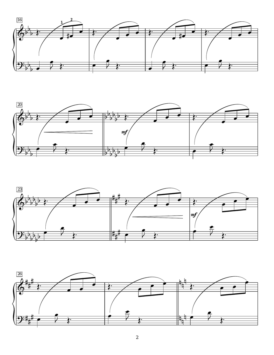 Playing Playing Piano Duet scores gallery preview page 2