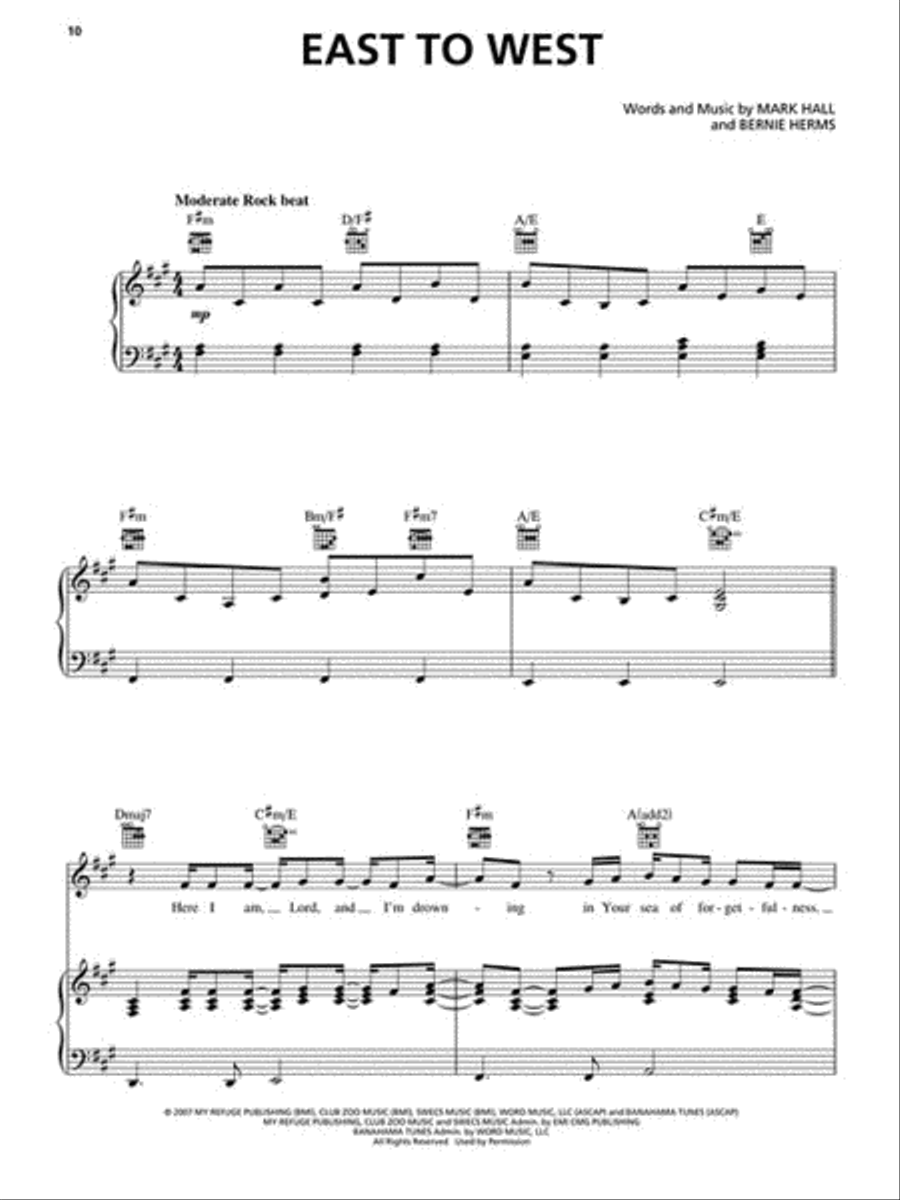 Casting Crowns Piano scores gallery preview page 4